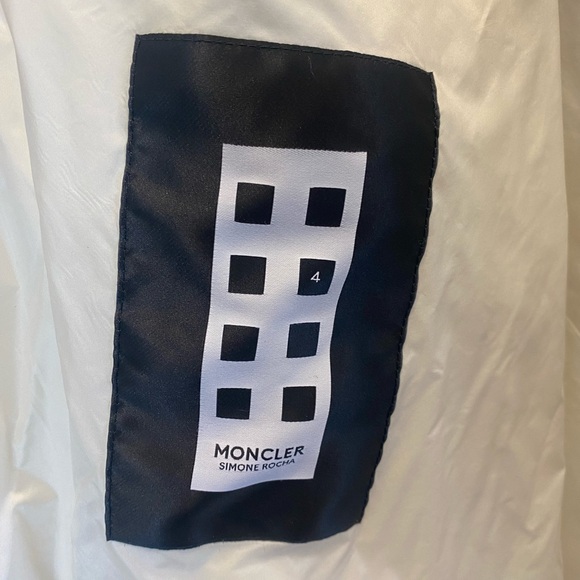 💯 Authentic Moncler Simone Rocha Eyelet Spring Coat embellishment - Picture 6 of 9